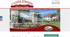 Desktop Screenshot of mycandlewooddental.com