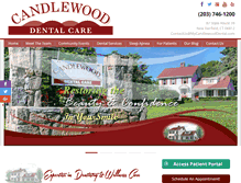 Tablet Screenshot of mycandlewooddental.com